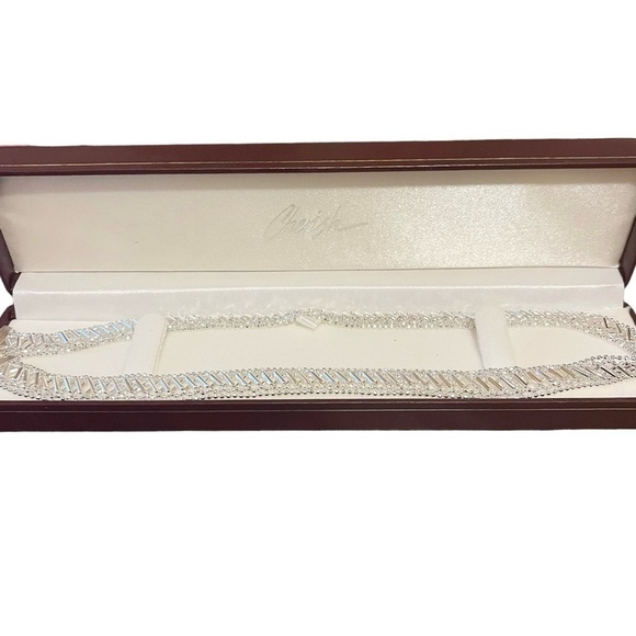 Cherish Jewelry 925 Silver Beads & Bars 18 inch Necklace NEW in Box - Picture 5 of 9